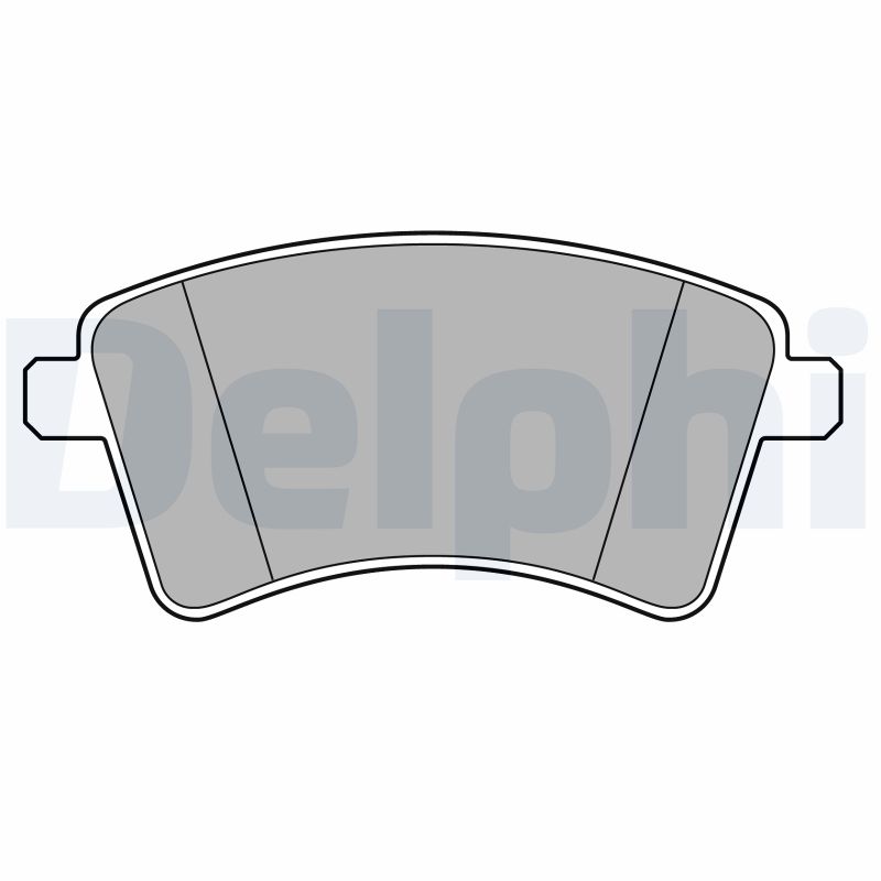 Brake Pad Set, disc brake (Front axle)  Art. LP3715