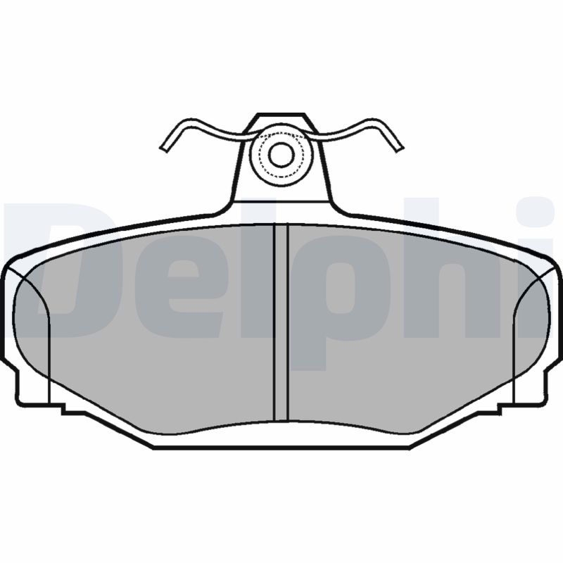 Brake Pad Set, disc brake (Rear axle)  Art. LP637