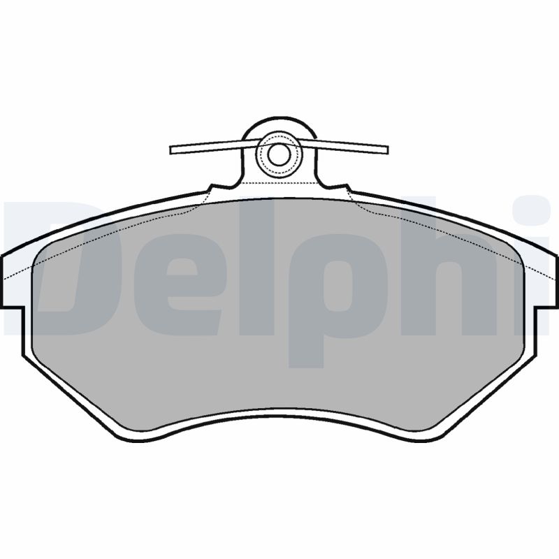 Brake Pad Set, disc brake (Rear axle)  Art. LP770