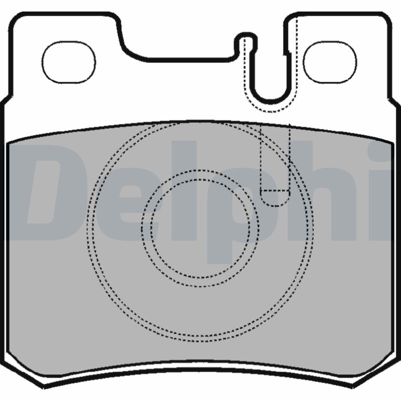 Brake Pad Set, disc brake (Rear axle)  Art. LP946