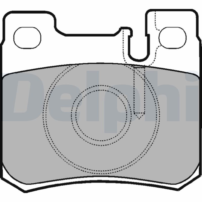 Brake Pad Set, disc brake (Rear axle)  Art. LP947