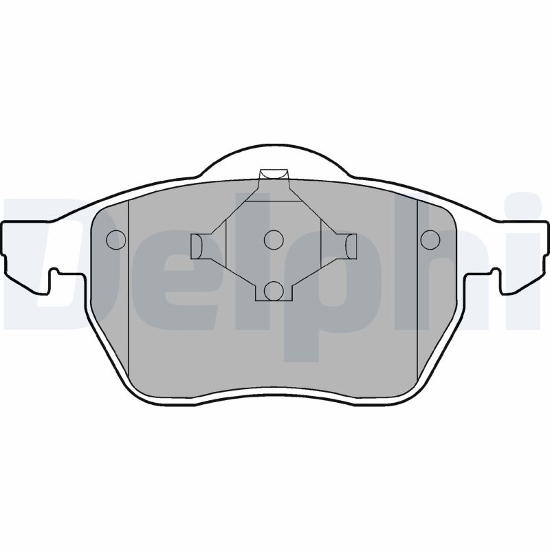 Brake Pad Set, disc brake (Front axle)  Art. LP978