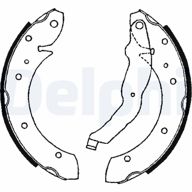 Brake Shoe Set (Rear axle)  Art. LS1634