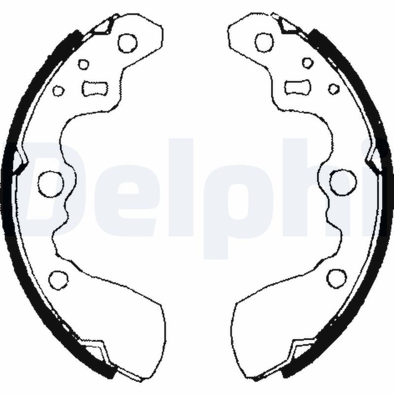 Brake Shoe Set (Rear axle)  Art. LS1710