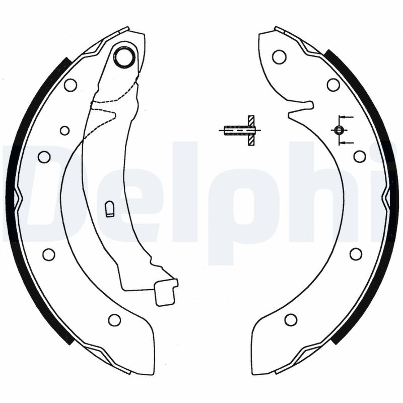 Brake Shoe Set (Rear axle)  Art. LS1716