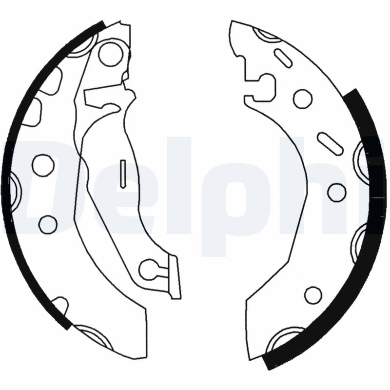 Brake Shoe Set (Rear axle)  Art. LS1728