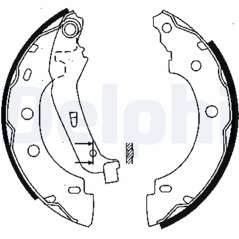 Brake Shoe Set (Rear axle)  Art. LS1842