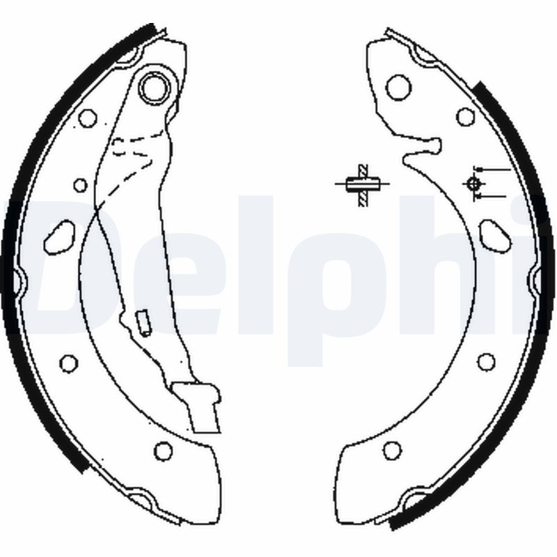 Brake Shoe Set (Rear axle)  Art. LS1843