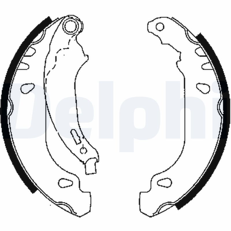 Brake Shoe Set (Rear axle)  Art. LS1848