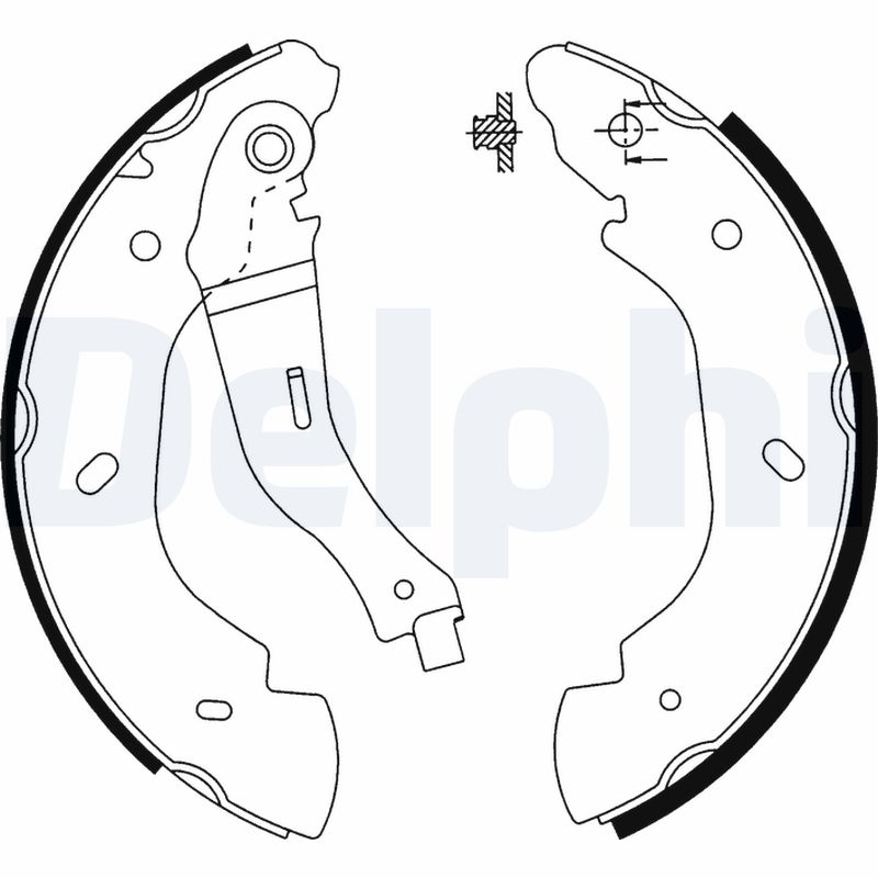 Brake Shoe Set (Rear axle)  Art. LS1915