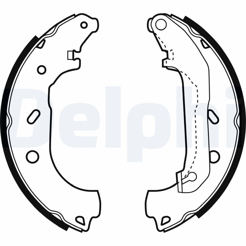 Brake Shoe Set (Rear axle)  Art. LS1940