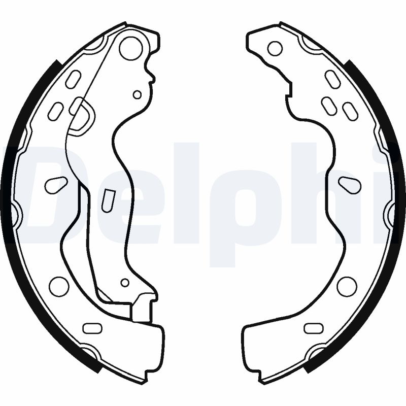 Brake Shoe Set (Rear axle)  Art. LS2009