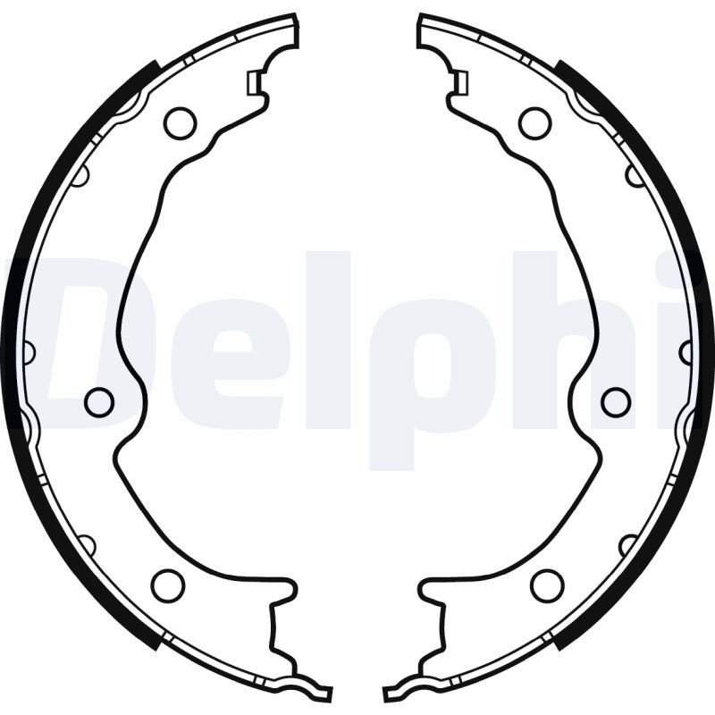 Brake Shoe Set, parking brake (Front axle)  Art. LS2130