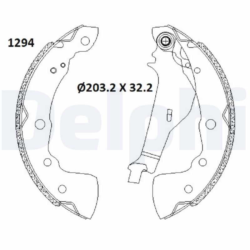 Brake Shoe Set  Art. LS2181