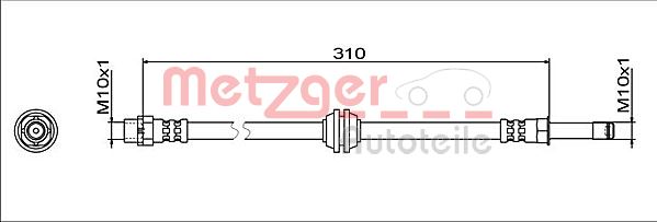 Brake Hose  Art. 4112063