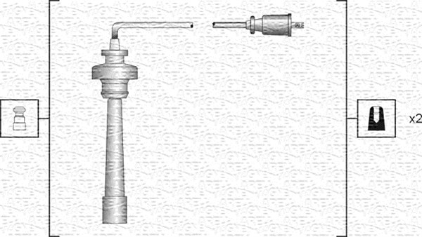 Ignition Cable Kit (2)  Art. 941318111192