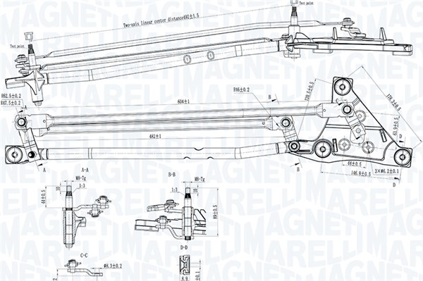 Wiper Linkage  Art. 085570738010