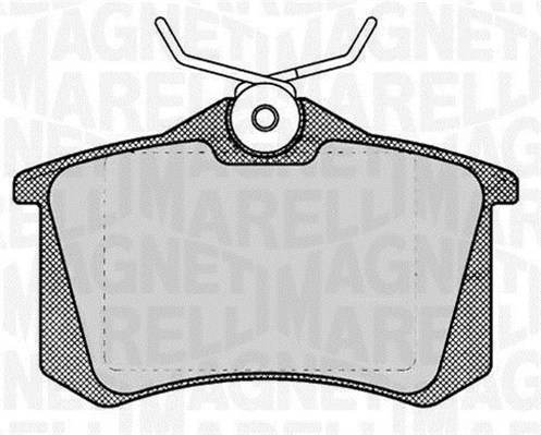 Brake Pad Set, disc brake (Rear axle)  Art. 363916060131