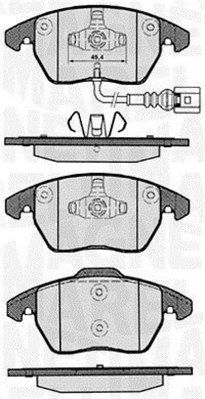 Brake Pad Set, disc brake (Front axle)  Art. 363916060135