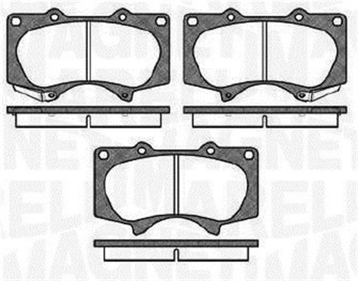 Brake Pad Set, disc brake (Front axle)  Art. 363916060409