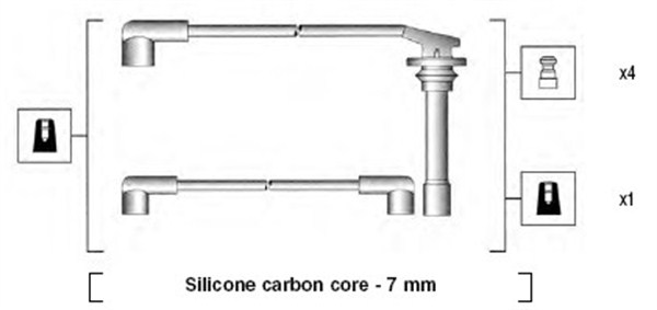 Ignition Cable Kit (In front)  Art. 941295010851