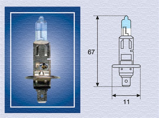 Bulbs Bulb, high beam (Forward, right, Forward, right)  Art. 002587100000