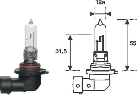 Bulbs Bulb, high beam HB3, P20D, 12 V, 65W (HB3)  Art. 002577200000