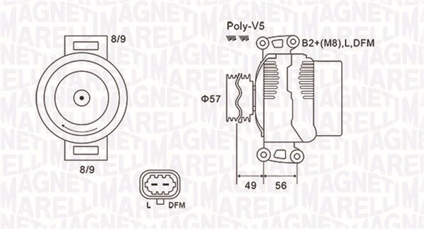 Alternator  Art. 063731740010