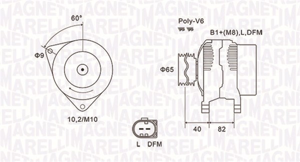 Alternator  Art. 063731746010