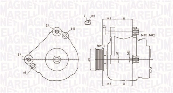 Alternator  Art. 063731818010