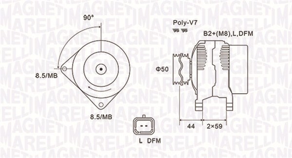 Alternator  Art. 063731827010