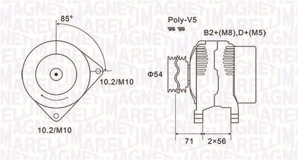 Alternator  Art. 063731833010