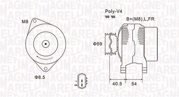 Alternator  Art. 063731927010