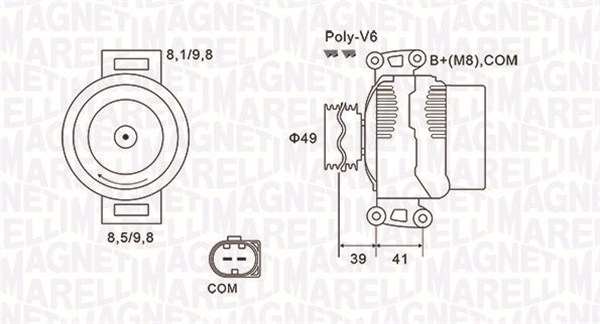 Alternator  Art. 063731953010