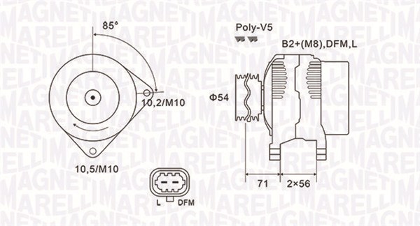 Alternator  Art. 063731960010