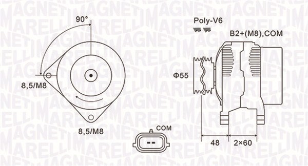 Alternator  Art. 063731974010