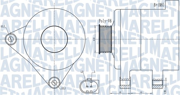 Alternator  Art. 063731986010