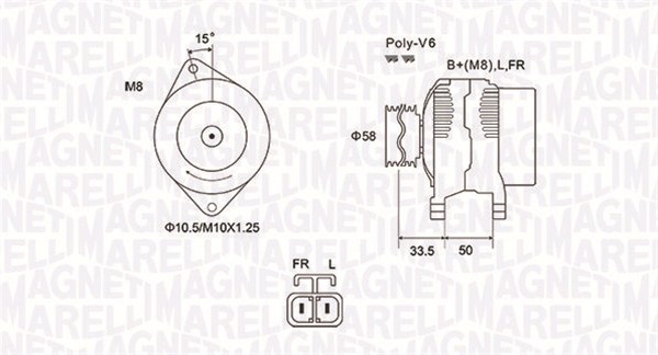 Alternator  Art. 063732020010