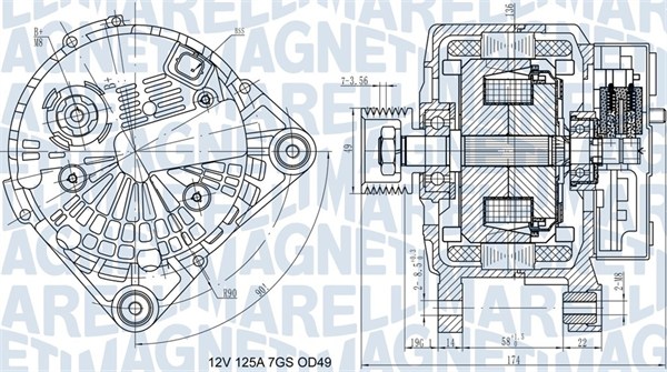 Alternator  Art. 063732058010