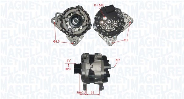 Alternator  Art. 063735695010