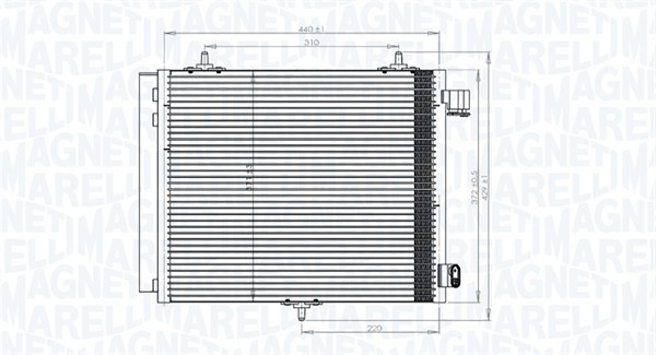 Condenser, air conditioning  Art. 350203818000