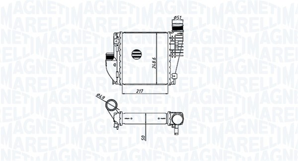 Charge Air Cooler (Double cloth)  Art. 351319205330