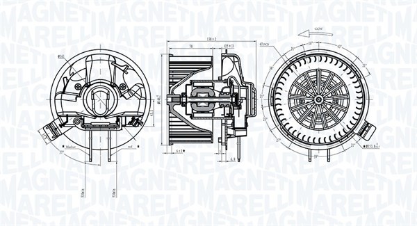 Interior Blower  Art. 069412305010