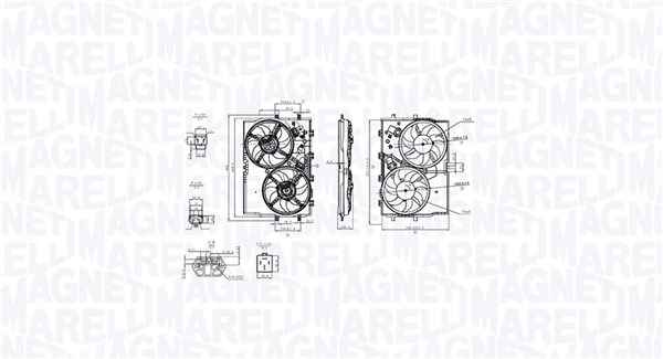 Fan, engine cooling  Art. 069422853010