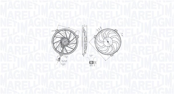 Fan, engine cooling  Art. 069422865010