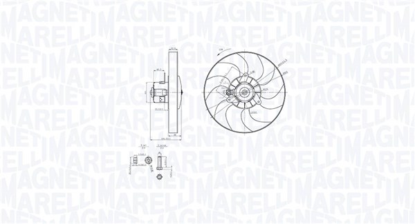 Fan, engine cooling  Art. 069422868010