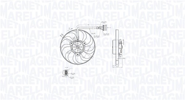 Fan, engine cooling  Art. 069422876010