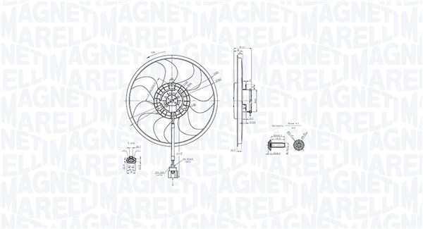 Fan, engine cooling  Art. 069422889010