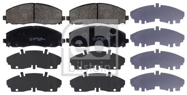 Brake Pad Set, disc brake (Front axle)  Art. 116061