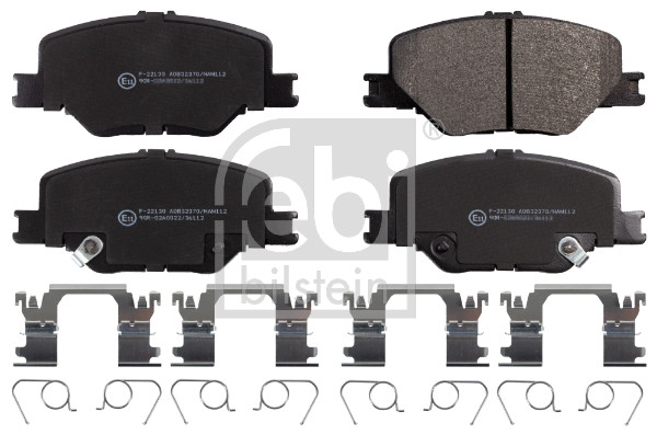 Brake Pad Set, disc brake (Front axle)  Art. 116247